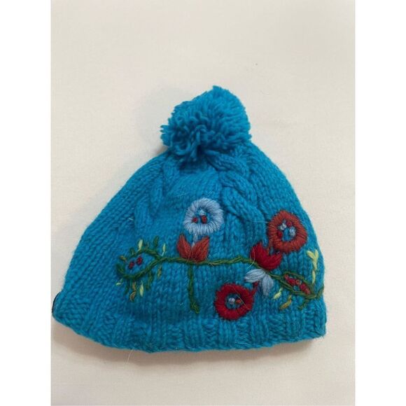 Turtle Fur Adult Blue Beanie - Picture 1 of 5